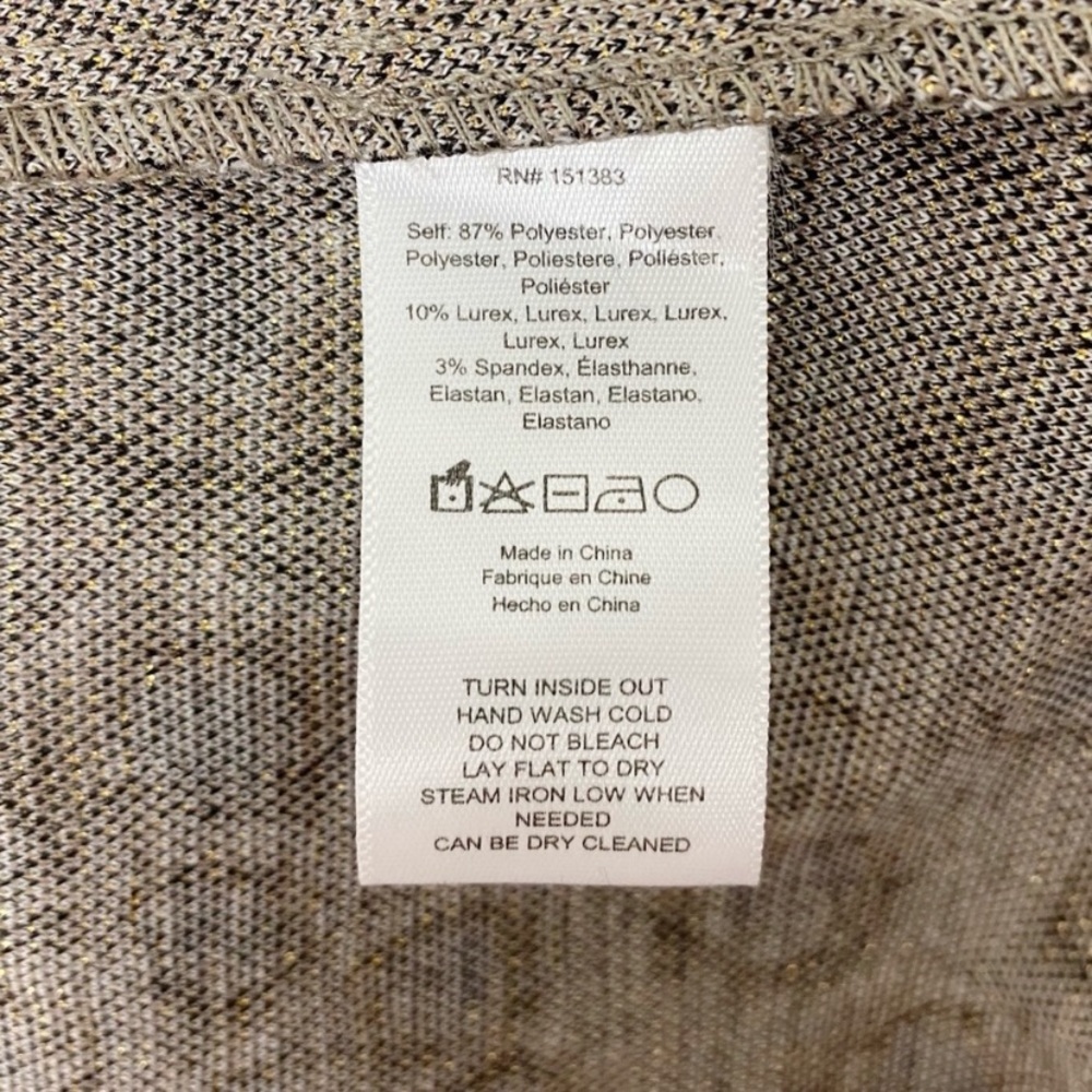 NWT Anthropologie Current Air Leopard Metallic Shimmer Fit & Flare Dress Small - Picture 10 of 10